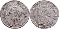 The Netherlands Zilveren dukaat Zwolle 1660 PIEDFORT ss+