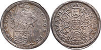 The Netherlands daalder Dubbele  van 10 schelling Zeeland 1687 PIEDFORT vz-
