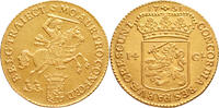 The Netherlands Gouden rijder Utrecht 1751 vz+