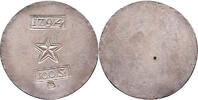 The Netherlands 100 stuiver noodmunt Maastricht 1794 ss+