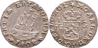 1/16 scheepjesgulden 1802 The Netherlands East Indies Nederlands Indië 1802 Pr vz