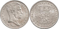 The Netherlands 1 gulden 1824 Utrecht 1824Ub Willem I Pr+ Vrijwel st 1350,00 EUR  zzgl. 15,00 EUR Versand
