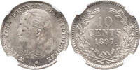 The Netherlands 10 cent 1897 1897 Wilhelmina NGC MS 64 st 95,00 EUR  zzgl. 15,00 EUR Versand