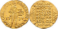 The Netherlands Gouden dukaat Holland 1737 vz-