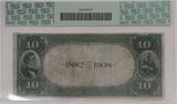 Banknoten 1882 $ 1882 $10 National Currency DB 1st Nat