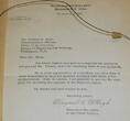 Collectibles  Chief Justice Earl Warren Autograph to BEP Director