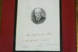 Collectibles  Chief Justice Earl Warren Autograph to BEP Director