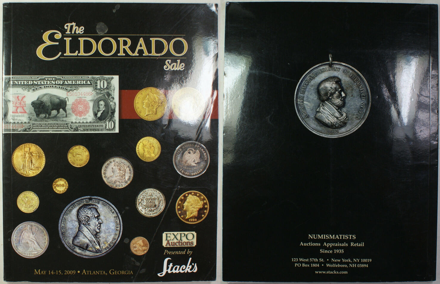 1415 n. Chr. May 1415 '09 El Dorado Auction Catalog Stack's (A25