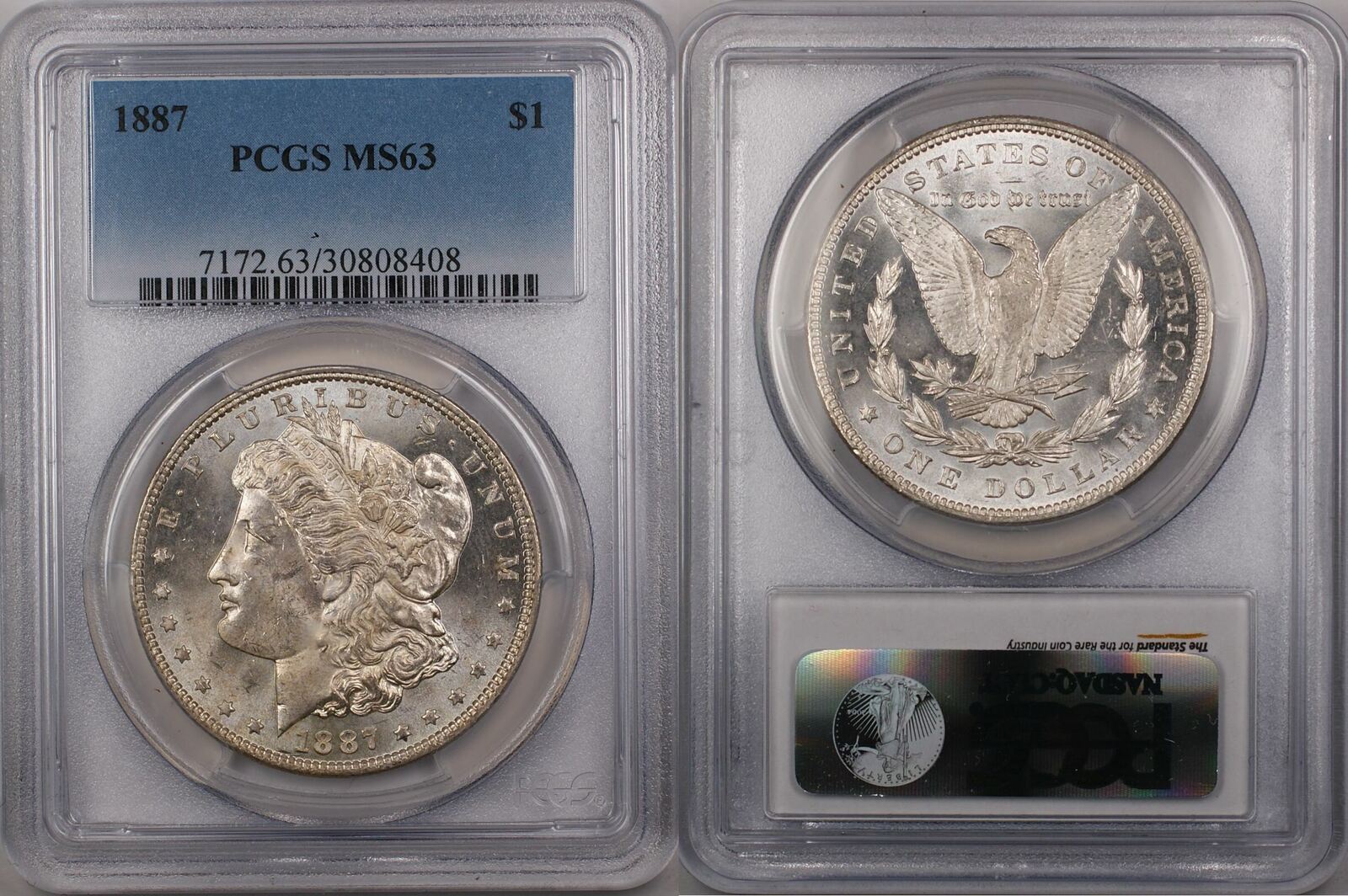 Usa Coin Morgan Silver Dollar Pcgs Ms G Ma Shops