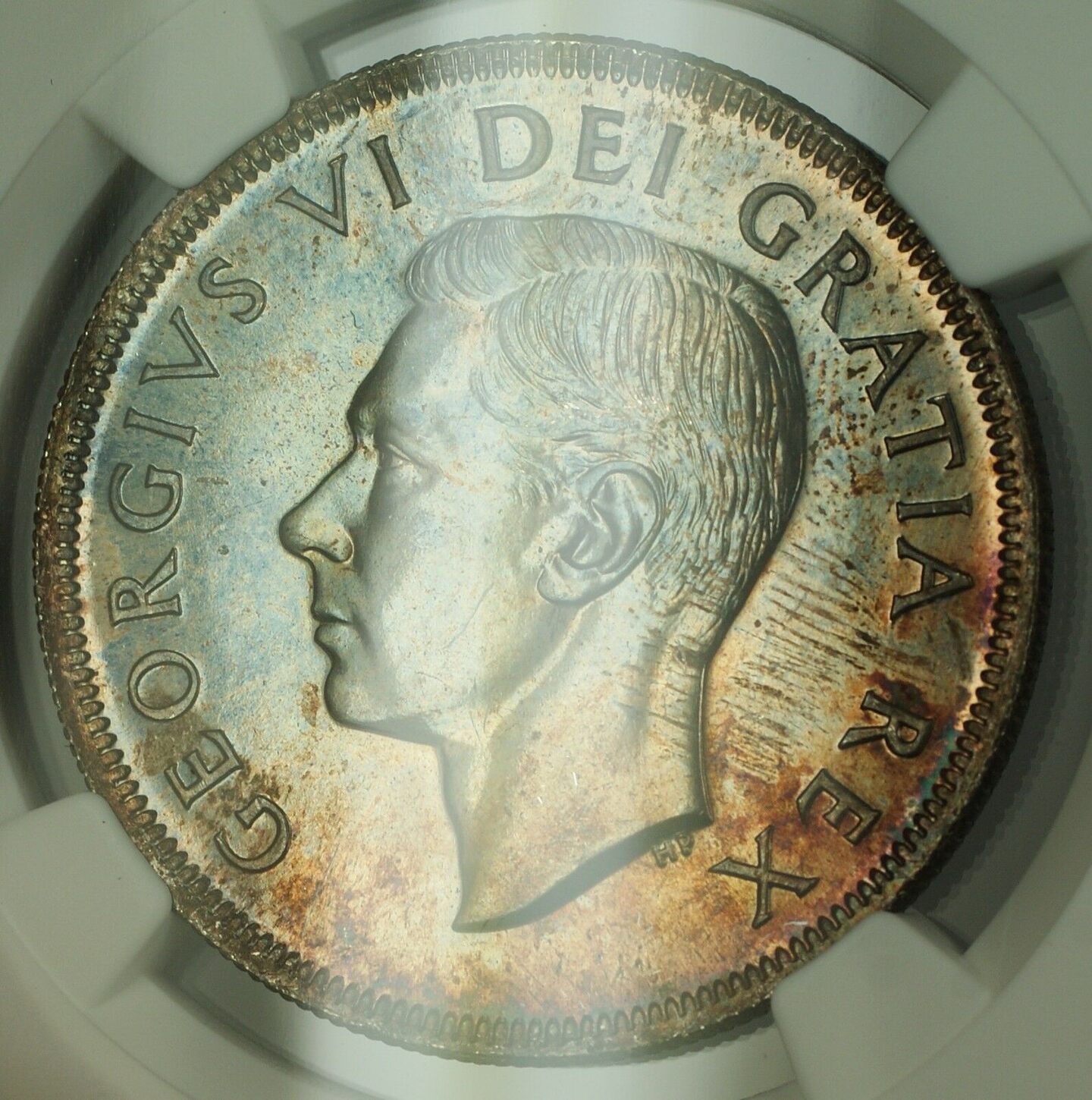 Dollar 1949 Canada Silver $1 NGC MS-64 Toned (Better Coin) | MA-Shops