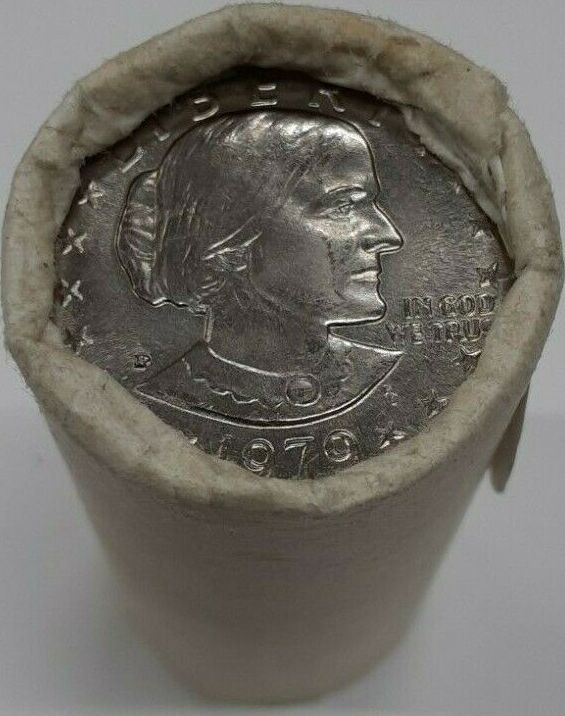 Dollar 1979P 1 Susan B. Anthony (Far Date) BU OBW Roll 25 Coins 25 BU