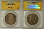 Weltmünzen Mark 1912-D Germany-Bavaria Three Silver Coin 3m ANACS AU-50 -