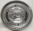 Collectibles Wheaton, MD Volunteer Rescue Squad 40th Anniversary Pewter Table Coaster -