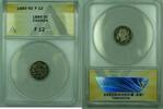 Kanada 5 Cents Canada 5c Silver Coin ANACS F-12 -
