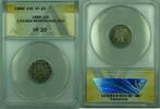 Kanada 10 Cent Canada-Newfoundland 10c Silver Coin ANACS VF-20 -