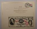 Briefmarken 1875 $ BEP Souvenir Card/FUN 1991 Face of $20 LT Visitors Center Cancelled B 145 -