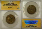 Exonumia Token (1850) William Brown Congress Hall RULAU-NY ANACS VF 20 Damaged (GH) -