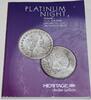 Publications & Supplies Heritage Coin Auction Catalog Platinum Night FUN January 3-6 Volume 1 WW1A3 -