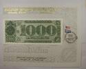 Briefmarken 1890 $ BEP souvenir card B 165 FUN Back $1000 TN Visitors center cancelled -