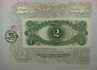 Briefmarken 1880 $ BEP souvenir card B 167 ANA Midyear back $2 LT Visitors center cancelled -