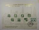 Briefmarken 1902 $ BEP souvenir card B 169 TNA 1993 back $100 Plain Visitors center cancelled -