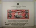 Briefmarken souvenir card SO 37 SPMC Face $100 State of Indiana obsolete -