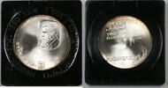 Weltmünzen 5 Lirot Israel Theodor Herzl Commem Silver UNC Coin with Original Case -