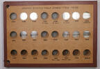Publications & Supplies Empty Vintage National Coin Album US Half Dimes 1794-1873 Set -