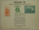 Briefmarken PS 23 Italia 1976 Souvenir Card 4¢ Garibaldi Stamp Damaged(See Description) -