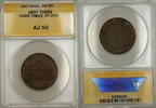 Exonumia Token Hard Times No. 6 Tontine Building Wall St New York HT-294 ANACS AU-50 -