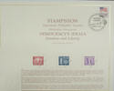 Briefmarken BEP Souvenir Card B 151 1991 Stampshow Three WWI Victory Stamps Canceled -