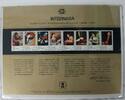 Briefmarken souvenir card PS 14 Internaba eight 10ï¾¢ UPU stamps -