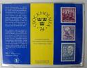 Briefmarken souvenir card PS 15 Stockholmia 1938 3ï¾¢ Swedish-Finnish Tercent stamp -