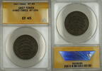 Exonumia Token Hard Times William Simes & Co Portsmouth NH HT-194 ANACS EF-45 -