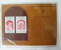 Briefmarken souvenir card PS 16 Exfilmex 1960 4ï¾¢ Mexican Independence stamp -