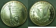 Bullion Morgan Dollar Statue of Liberty and Reverse 1oz Silver Proof .999 Fine -