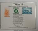 Briefmarken souvenir card PS 23 Italia 1960 4ï¾¢ Garibaldi stamp -