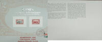 Briefmarken BEP Souvenir Card B 142 1990 Stampshow 2¢ Trans-Mississippi Stamps Canceled -