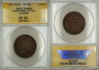 Exonumia Token Hard Times Henry Anderson Chatham New York HT-219 ANACS VF-35 Details -