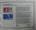 Briefmarken souvenir card PS 50 Hamburg 1963 15ï¾¢ airmail Postal Conf stamp -