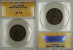 Exonumia Token Hard Times Merchants Exchange of Wall St. New York HT-293 ANACS VF-35 -