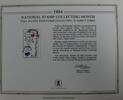 Briefmarken souvenir card PS 53 Stamp Coll month 20ï¾¢ Family Unity stamp -