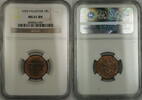 Weltmünzen 1 Mil Palestine NGC MS-61 BN Brown (Better Coin) -