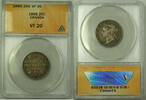 Kanada 25 Cents Canada Silver Coin of Queen Victoria ANACS VF-20 -