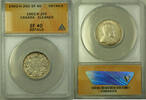 Kanada 25 Cents 1902-H Canada Silver Coin of Edward VII ANACS EF-40 Details Cleaned -