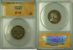 Kanada 25 Cents Canada Quarter Silver Coin of Edward VII ANACS EF-40 -