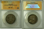 Kanada 50 Cents Canada Newfoundland Silver Coin of Edward VII ANACS AU-53 -