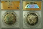 Kanada One Dollar Canada $1 Silver Coin ANACS MS-63 Toned (A) -
