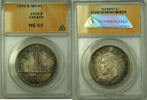 Kanada One Dollar Canada $1 Silver Coin of King George VI ANACS MS-63 Toned (B) -