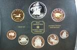 Kanada Canada 8pc Proof Set-400th Anniversary 1st French Settlement- w/Box & COA -